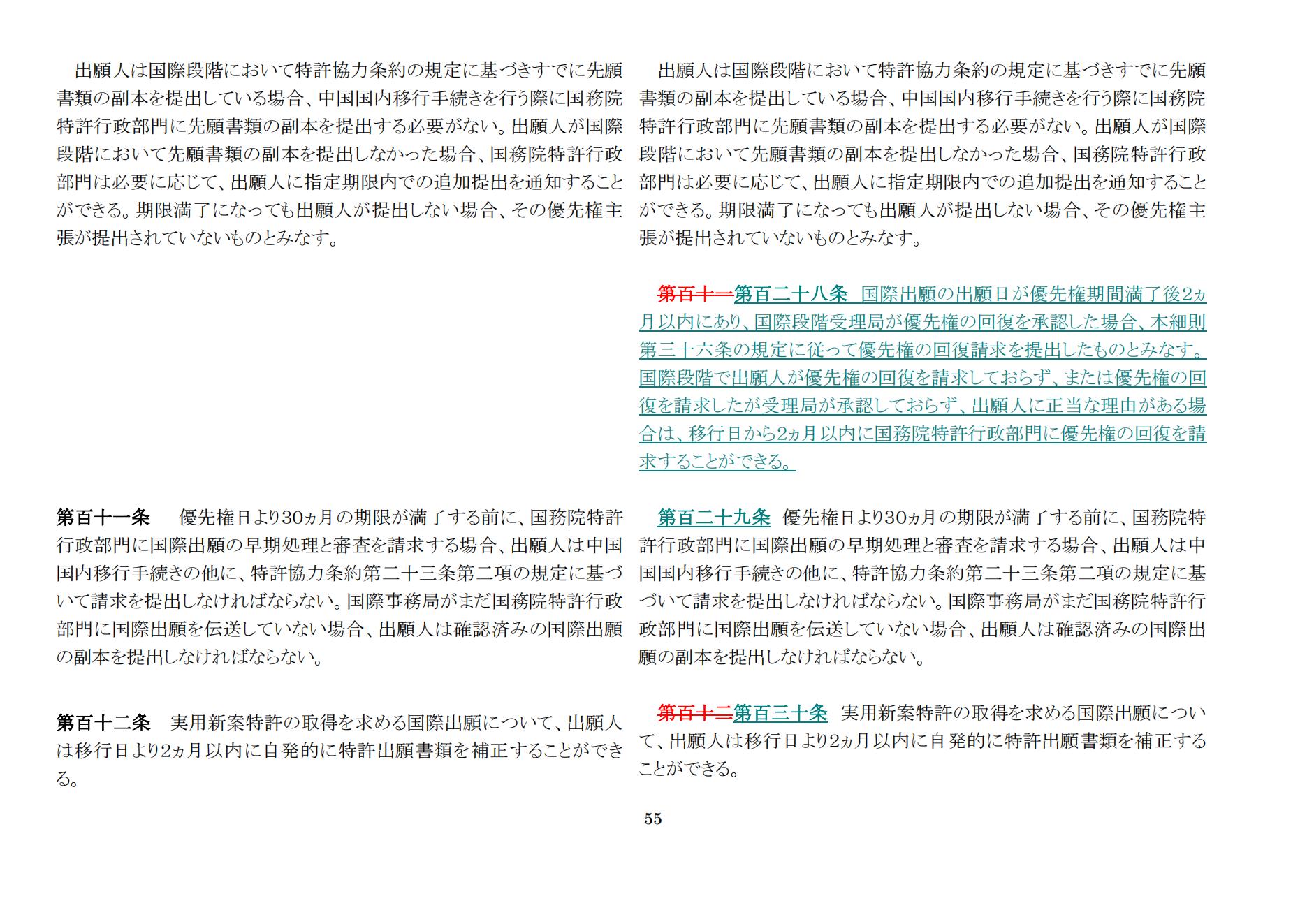 中華人民共和國専利法実施細則（新舊対照表） (2024.1)_54.jpg